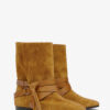 Flache Wildlederstiefel Rejen Flache Wildlederstiefel Rejen
