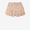 Fließende bedruckte Musselin-Shorts