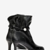 Forla Lederstiefeletten mit Nieten