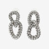 Funky Ring Strass-Ohrringe Funky Ring Strass-Ohrringe