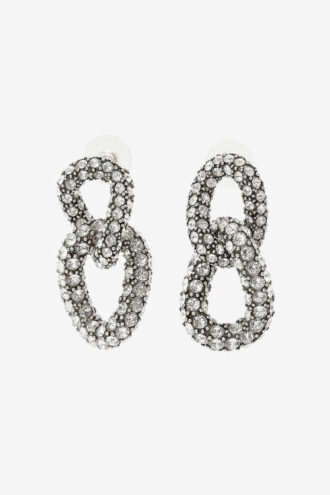 Funky Ring Strass-Ohrringe