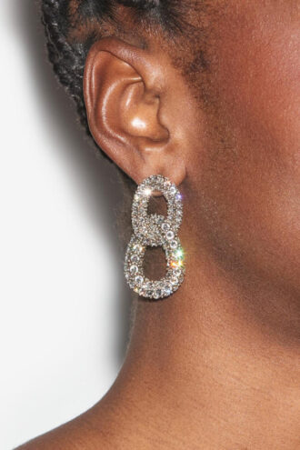 Funky Ring Strass-Ohrringe