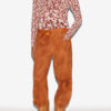 Gaetane Drapiertes Jersey-Oberteil mit Print