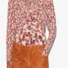 Gaetane Drapiertes Jersey-Oberteil mit Print