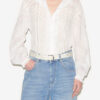 Gaia Bluse aus einfarbigem Baumwollvoile Gaia Bluse aus einfarbigem Baumwollvoile