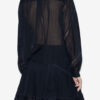 Gaia Bluse aus einfarbigem Baumwollvoile Gaia Bluse aus einfarbigem Baumwollvoile