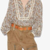 Gayle Bedruckte Baumwollvoile-Bluse Gayle Bedruckte Baumwollvoile-Bluse