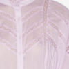 Gelma Bluse aus einfarbigem Baumwollvoile und Spitze Gelma Bluse aus einfarbigem Baumwollvoile und Spitze
