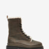 Ghiso Lederstiefel mit Fellfutter
