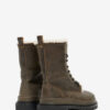 Ghiso Lederstiefel mit Fellfutter