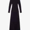 Gisole Langes Kleid aus feinem Crêpe-Strick Gisole Langes Kleid aus feinem Crêpe-Strick