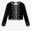 Hady Kurze bestickte Samtjacke Hady Kurze bestickte Samtjacke