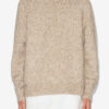 Hanori-Strickpullover mit Sprenkeln