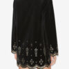 Helene Kurzes besticktes Samtkleid Helene Kurzes besticktes Samtkleid