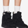 High-Top-Sneakers mit Keilabsatz aus Leder High-Top-Sneakers mit Keilabsatz aus Leder