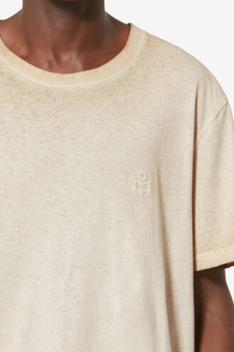 Honoré Kurzarm-T-Shirt aus Vintage-Baumwolle mit Fade-Effekt