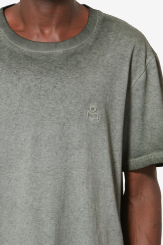 Honoré Kurzarm-T-Shirt aus Vintage-Baumwolle mit Fade-Effekt