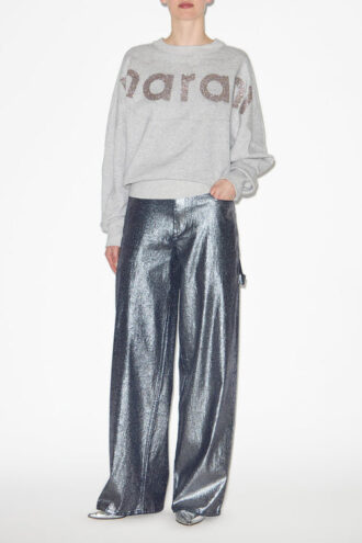 Houston Baumwoll-Sweatshirt mit Logo