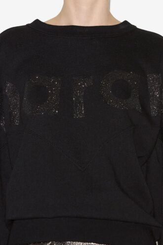 Houston Baumwoll-Sweatshirt mit Logo