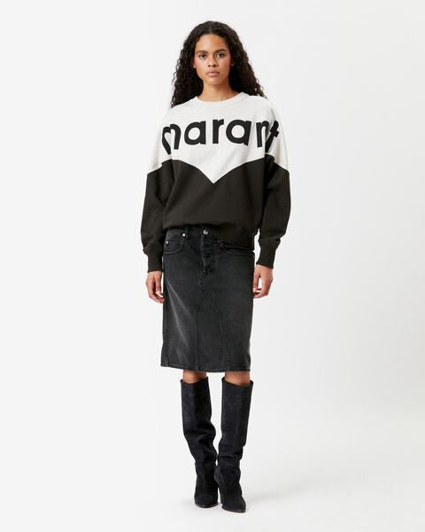 Houston Sweatshirt mit zweifarbigem Logo Houston Sweatshirt mit zweifarbigem Logo