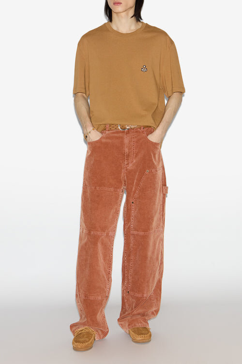 Hugo Baumwoll-T-Shirt mit gesticktem Logo Hugo Baumwoll-T-Shirt mit gesticktem Logo