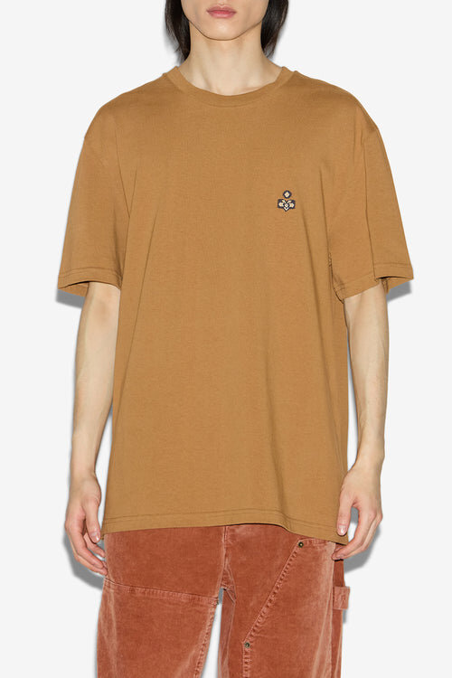 Hugo Baumwoll-T-Shirt mit gesticktem Logo Hugo Baumwoll-T-Shirt mit gesticktem Logo