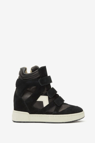 Im3 High-Top-Sneakers aus Leder mit Keilabsatz