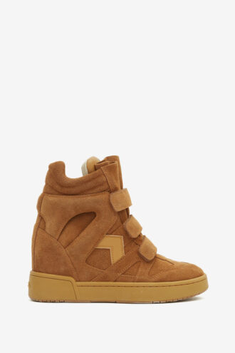 Im3 High-Top-Sneakers aus Leder mit Keilabsatz