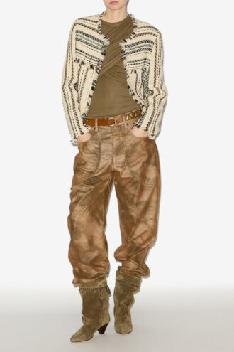 Izaria Gestreifte Jacke