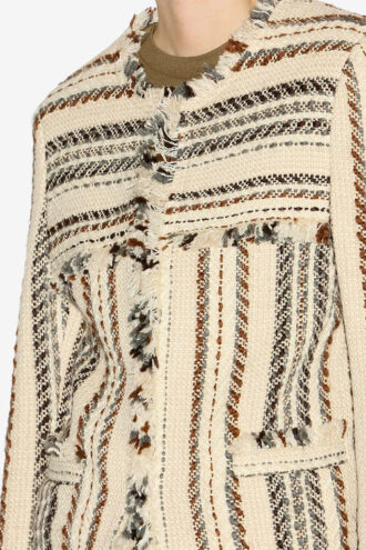 Izaria Gestreifte Jacke