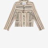 Izaria Gestreifte Jacke Izaria Gestreifte Jacke