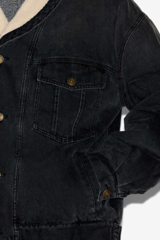 Jackson Jeans- und Kunstfelljacke
