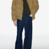 Jameson Raw Denim Jeans mit weitem Bein