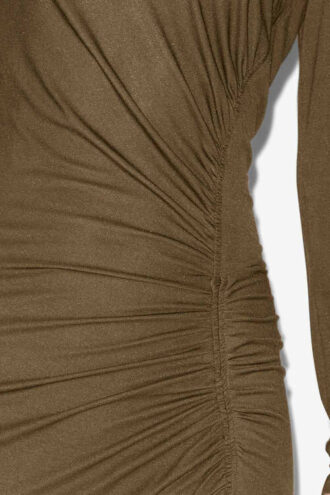 Jelina Langes drapiertes Jerseykleid Jelina Langes drapiertes Jerseykleid
