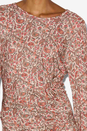 Jelina Langes drapiertes Jerseykleid Jelina Langes drapiertes Jerseykleid
