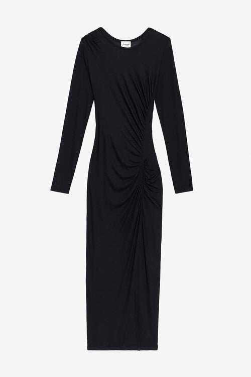 Jelina Langes drapiertes Jerseykleid Jelina Langes drapiertes Jerseykleid