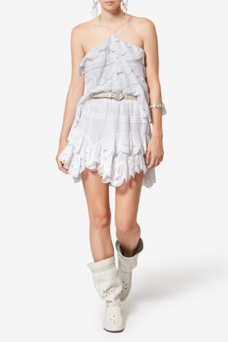 Jocadia Shorts aus Baumwolle und floraler Spitze
