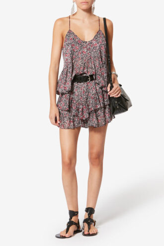 Jocadia Shorts aus bedrucktem Bio-Baumwollvoile