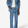 Julian Bestickte Jeansjacke