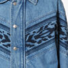 Julian Bestickte Jeansjacke