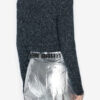 Kalo Pullover aus einfarbigem, flauschigem Strick Kalo Pullover aus einfarbigem, flauschigem Strick