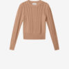 Kalyn Taillierter Pullover aus Baumwolle und Wolle