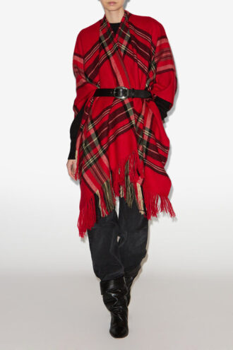 Kamilo Poncho mit Karomuster