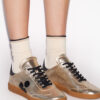 Kaycee Low-Top-Sneaker aus Metallic-Leder Kaycee Low-Top-Sneaker aus Metallic-Leder