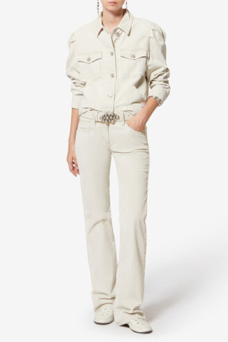 Kelly Bootcut-Hose aus verblasstem Cord