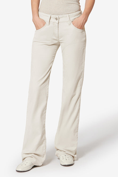 Kelly Bootcut-Hose aus verblasstem Cord Kelly Bootcut-Hose aus verblasstem Cord