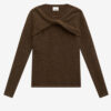 Kern Drapierter Strickpullover Kern Drapierter Strickpullover