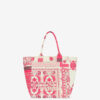 Kleine Yenky-Tasche aus bedruckter Baumwolle mit Logo