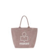 Kleine Yenky-Tasche aus verblasstem Baumwollstoff mit Logo Kleine Yenky-Tasche aus verblasstem Baumwollstoff mit Logo