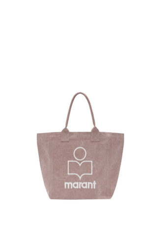 Kleine Yenky-Tasche aus verblasstem Baumwollstoff mit Logo